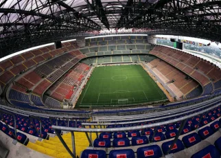 Why has the San Siro been stripped of hosting Champions League final?