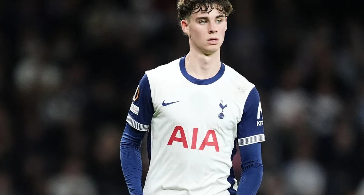 Archie Gray keen to remain ‘fearless’ after making European debut for Tottenham