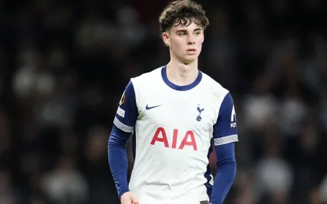 Archie Gray keen to remain ‘fearless’ after making European debut for Tottenham