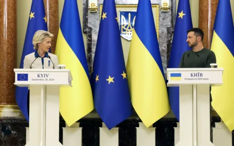 EU chief announces 35 bn euro loan plan for Ukraine before winter