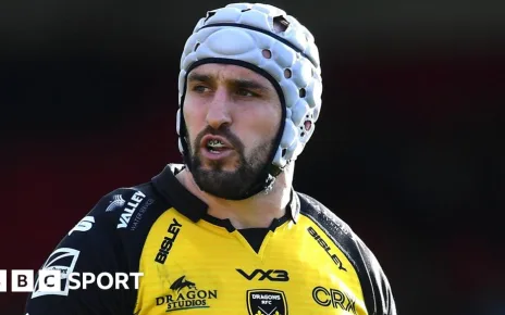 OIlie Griffiths: Dragons and Wales back row undergoing spinal tumour treatment