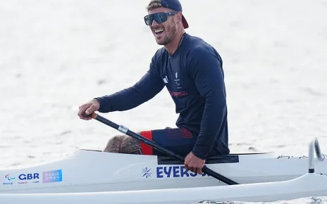 Mr England Jack Eyers adds silver to Britain’s Paralympic canoe haul