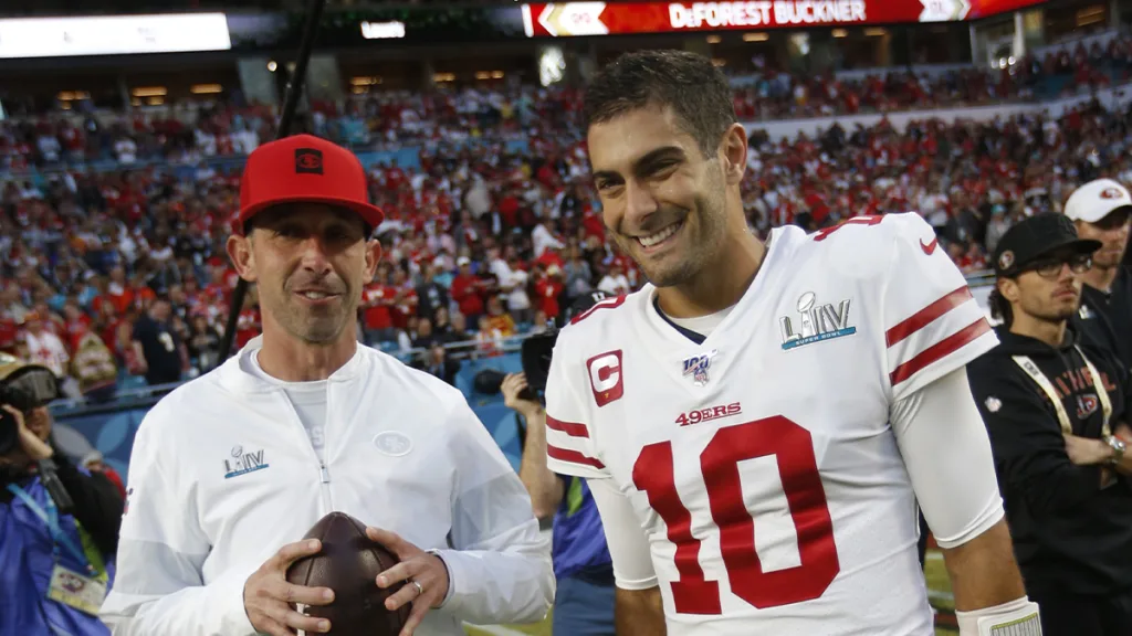 Shanahan states Jimmy G helping Rams prepare for 49ers is ‘overblown’