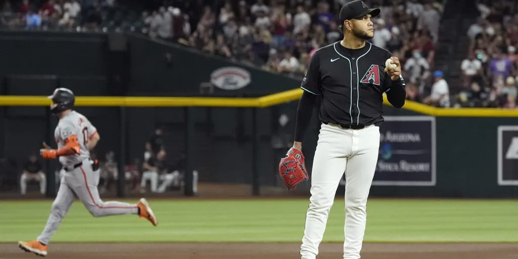 Eduardo Rodriguez, D-backs lose to Giants