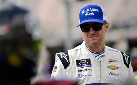 Dale Earnhardt Jr. is back, running what might be his last NASCAR race ever