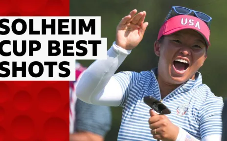 Watch Solheim Cup's best shots as USA beat Europe in thriller