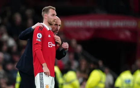 Erik ten Hag and Christian Eriksen criticise Man United’s desire in Twente draw