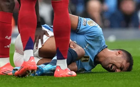 Rodri ruled out for rest of season after surgery on ACL injury