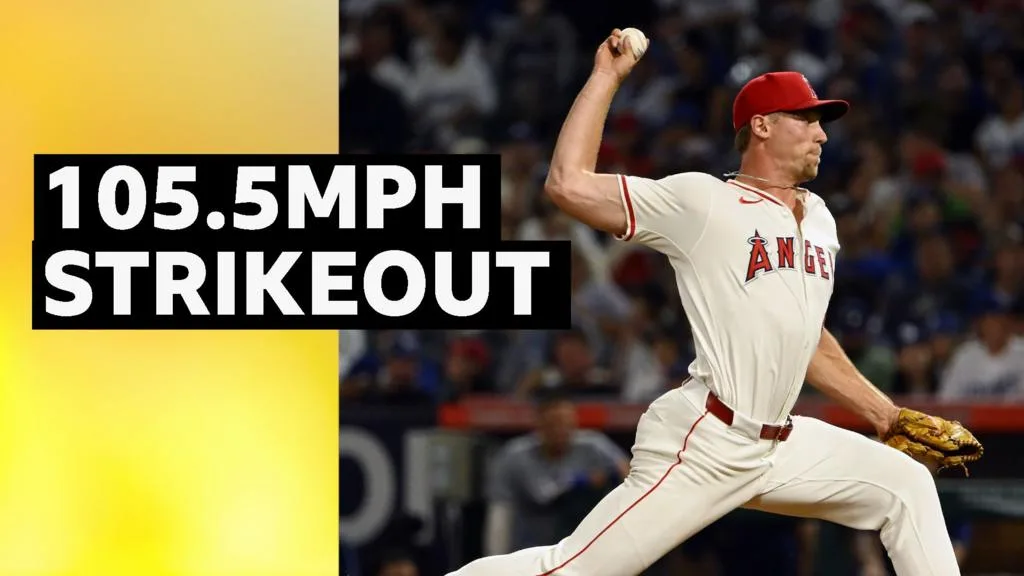 Ben Joyce: LA Angels pitcher throws fastest ever MLB strikeout