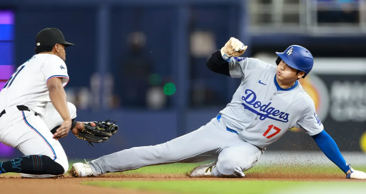 Shohei Ohtani steals 49th base in Dodgers’ win over Marlins