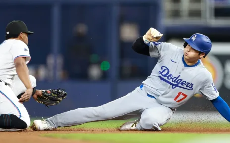 Shohei Ohtani steals 49th base in Dodgers’ win over Marlins