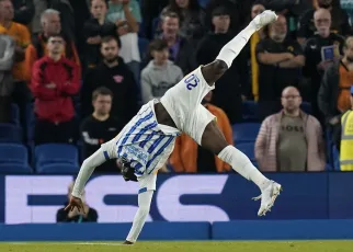 Spectacular Carlos Baleba effort helps Brighton past Wolves in Carabao Cup