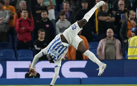 Spectacular Carlos Baleba effort helps Brighton past Wolves in Carabao Cup