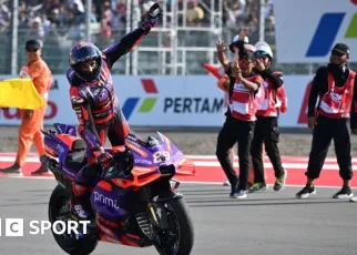 MotoGP: Jorge Martin wins in Indonesia to extend lead in title race