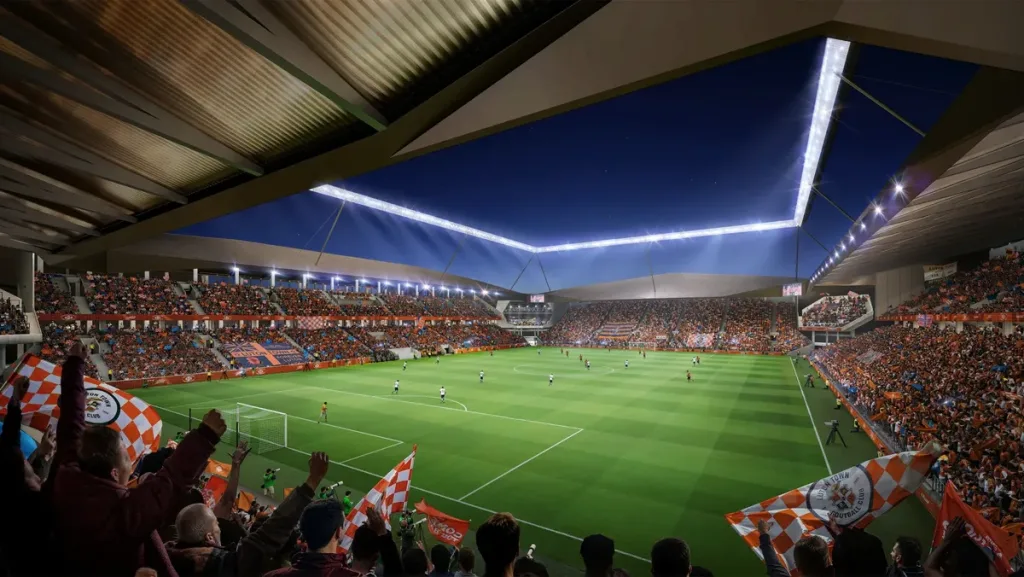 The Nou Ken? Luton Town release latest images of proposed new stadium