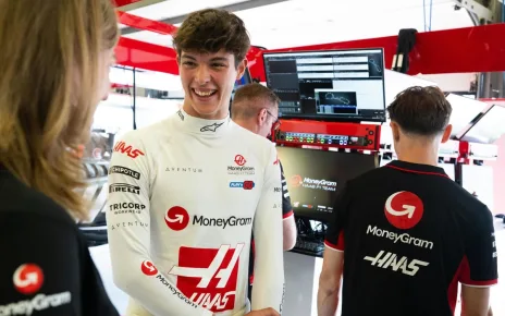 Behind the scenes of Bearman’s Haas F1 debut