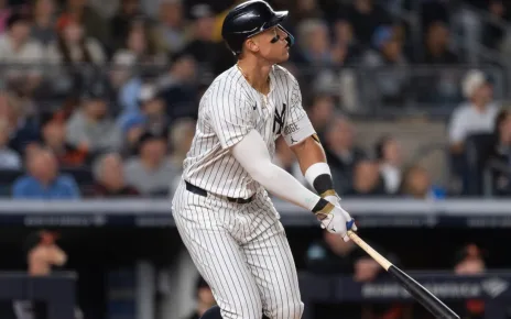 Aaron Judge homers for third straight game in Yankees’ loss