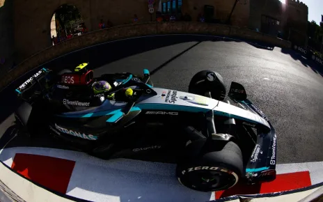 Frustrated Hamilton had to “yank” the steering wheel in Baku comeback race