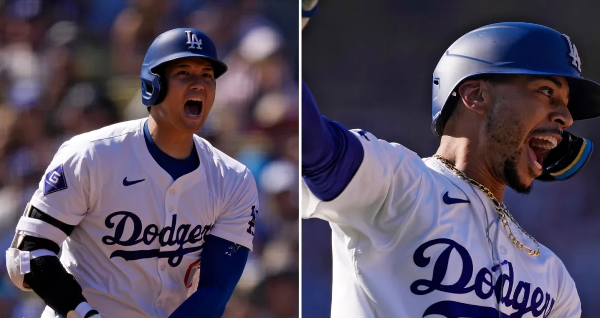 Shohei Ohtani, Mookie Betts homer back to back to walk off Rockies