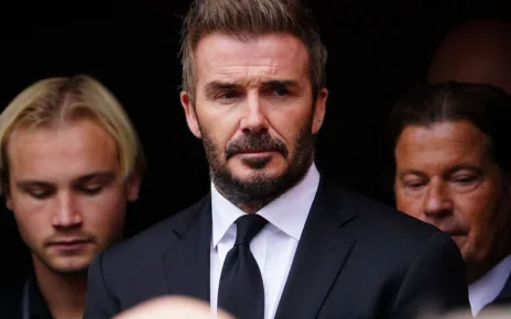 Beckham among soccer dignitaries at ex-England boss Eriksson’s funeral