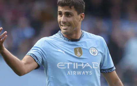 Man City’s Rodri officially done for season with ACL tear