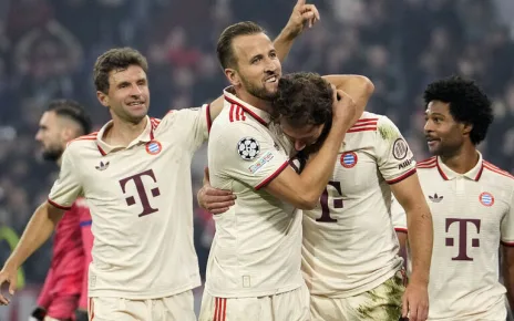 Bayern obliterate Dinamo Zagreb 9-2 as Kane makes UCL history