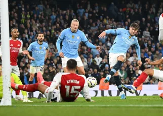 Man City’s 98th-minute goal ends 10-man Arsenal’s resistance in EPL thriller