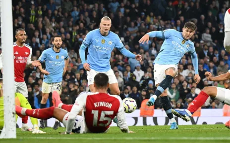 Man City’s 98th-minute goal ends 10-man Arsenal’s resistance in EPL thriller