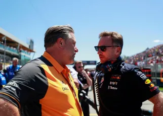 Zak Brown and Christian Horner make peace in matching pajamas