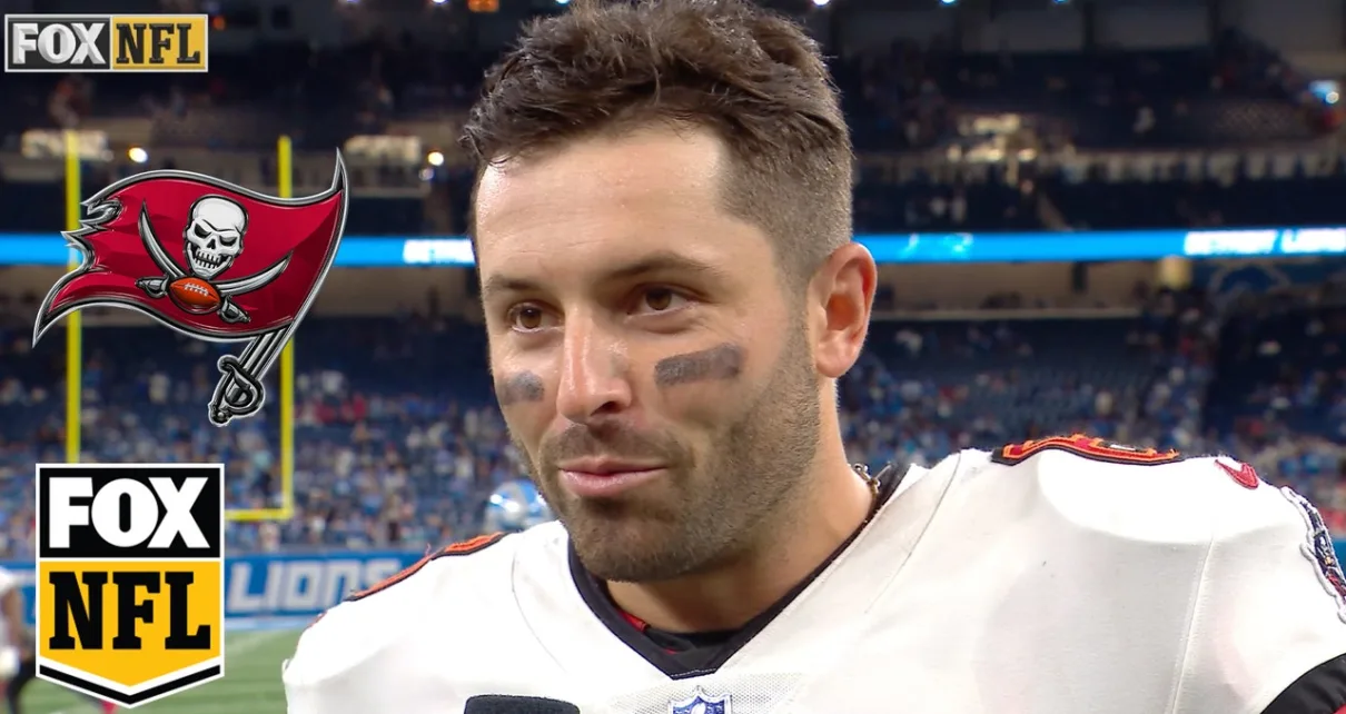 Baker Mayfield after Buccaneers' win vs. Detroit: 'It's never an individual effort'  | NFL on FOX