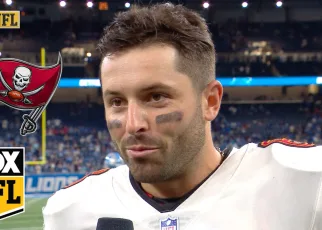 Baker Mayfield after Buccaneers' win vs. Detroit: 'It's never an individual effort'  | NFL on FOX