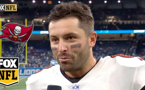 Baker Mayfield after Buccaneers' win vs. Detroit: 'It's never an individual effort'  | NFL on FOX