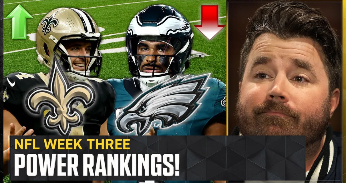 Power Rankings: Derek Carr & Saints rise BIG, Eagles fall & Buffalo Bills in Top 5? | NFL on FOX Pod