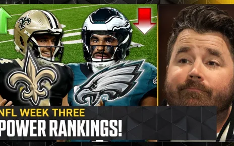 Power Rankings: Derek Carr & Saints rise BIG, Eagles fall & Buffalo Bills in Top 5? | NFL on FOX Pod