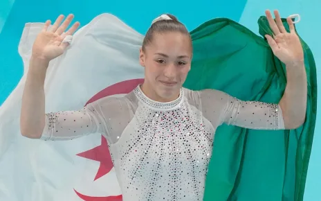 Dual national Kaylia Nemour’s gymnastics gold for Algeria has France feeling left out