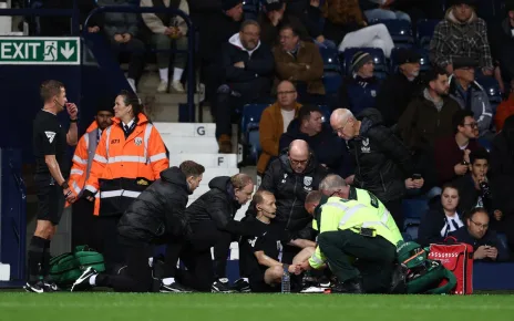 EFL issue health update on linesman who collapsed during West Brom v Middlesbrough