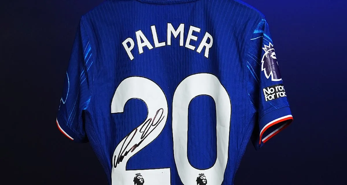 Cole Palmer’s four-goal Chelsea shirt fetches small fortune at auction