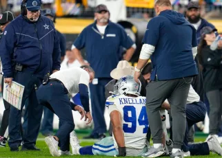 Source – Cowboys’ Marshawn Kneeland avoids season-ending injury