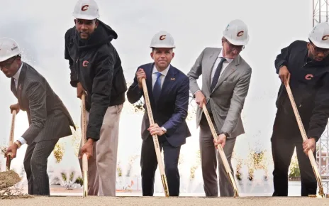 Cavaliers break ground on training facility set to open in 2027