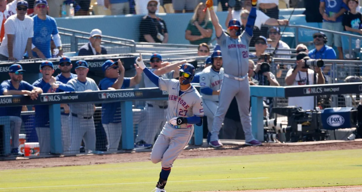 Mark Vientos slam lifts Mets to Game 2 win, ties NLCS vs. Dodgers