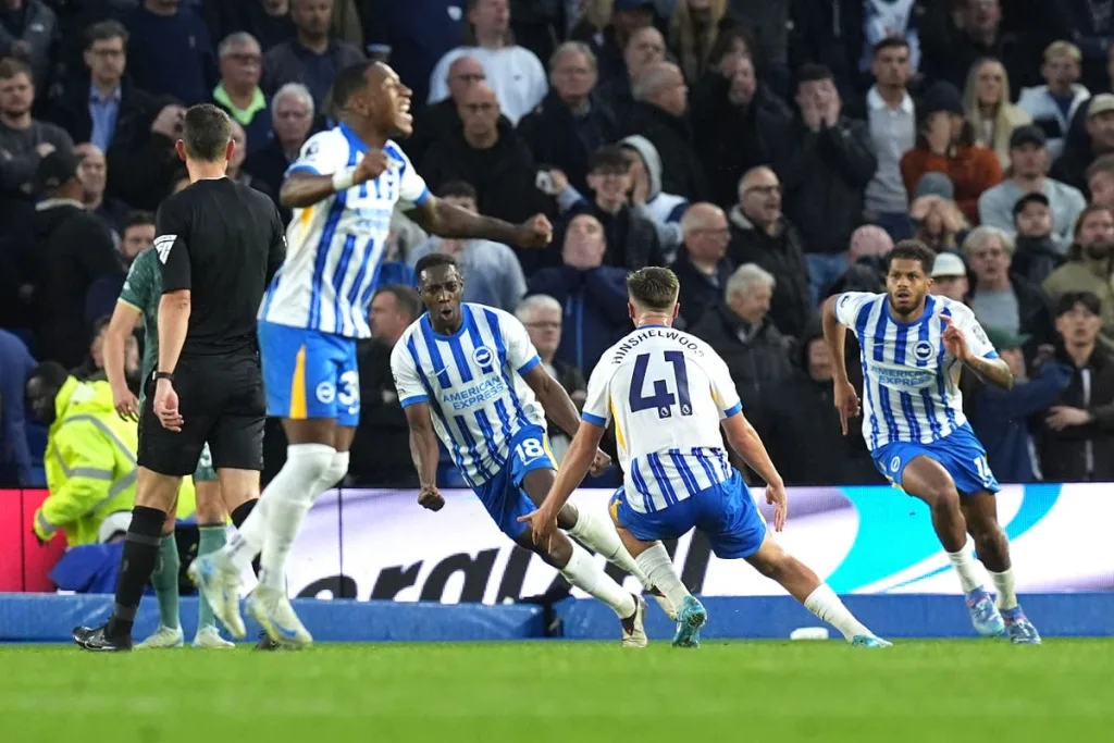 Brighton produce captivating comeback to end Tottenham’s winning run