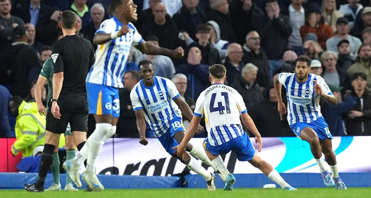 Brighton produce captivating comeback to end Tottenham’s winning run