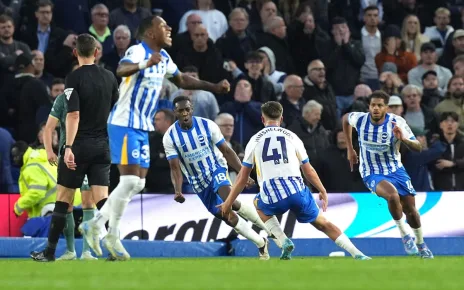 Brighton produce captivating comeback to end Tottenham’s winning run