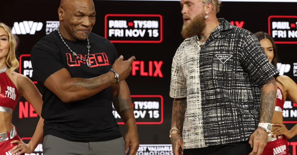 Mike Tyson Unbothered By Jake Paul’s Pre-Fight Trolling: ‘I Think He’s Taking It Seriously Because His Health Depends On It’