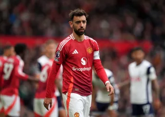 Bruno Fernandes has red card during Man United loss to Tottenham overturned