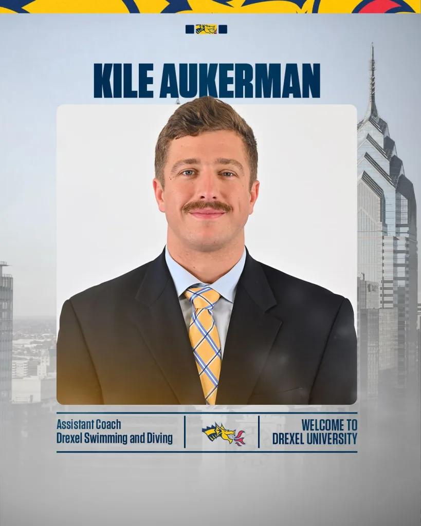 Drexel Swim & Dive Brings In Kile Aukerman As New Assistant Coach