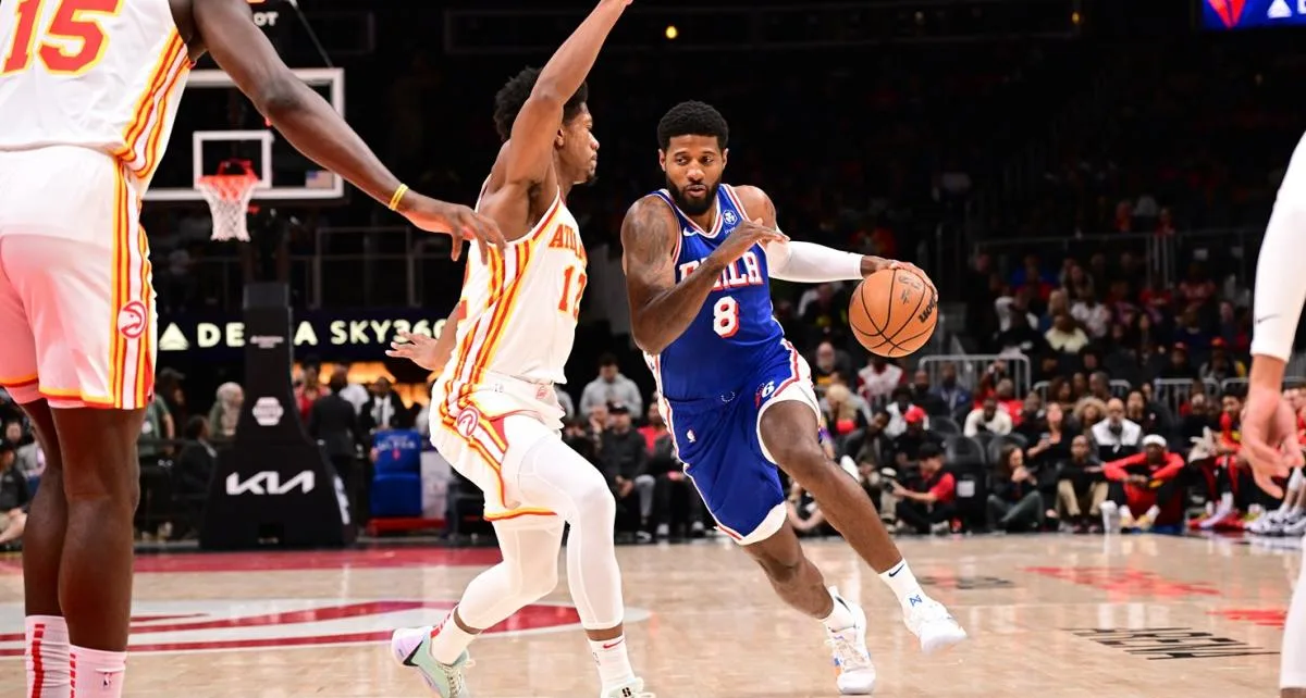 3 observations after Paul George exits with left knee injury in Sixers’ preseason win