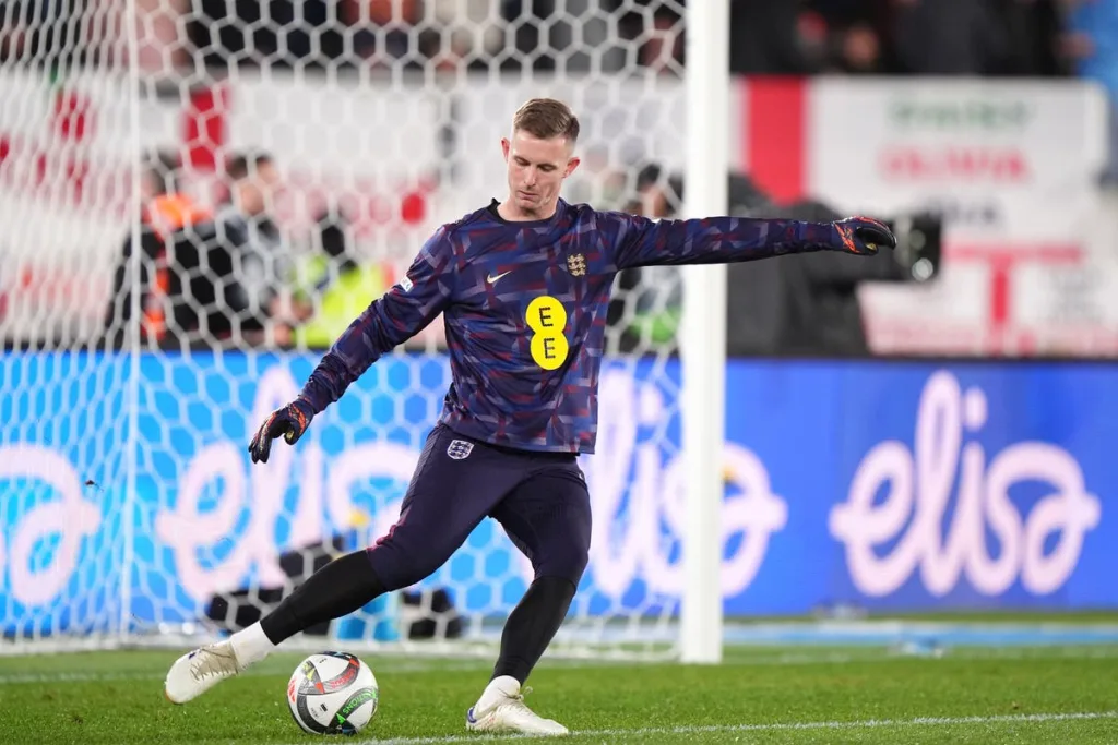 Dean Henderson chartered flight so family could watch his first England start