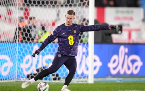 Dean Henderson chartered flight so family could watch his first England start