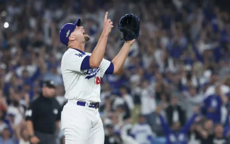 Plaschke: Take that! Vengeful Dodgers roar in postseason opening win over reeling Padres